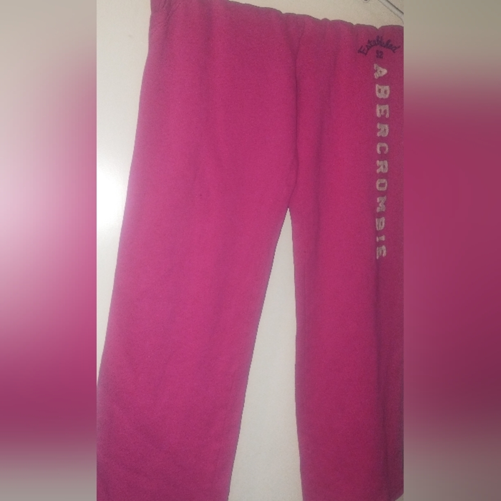 Abercrombie & Fitch Fuchsia Joggers